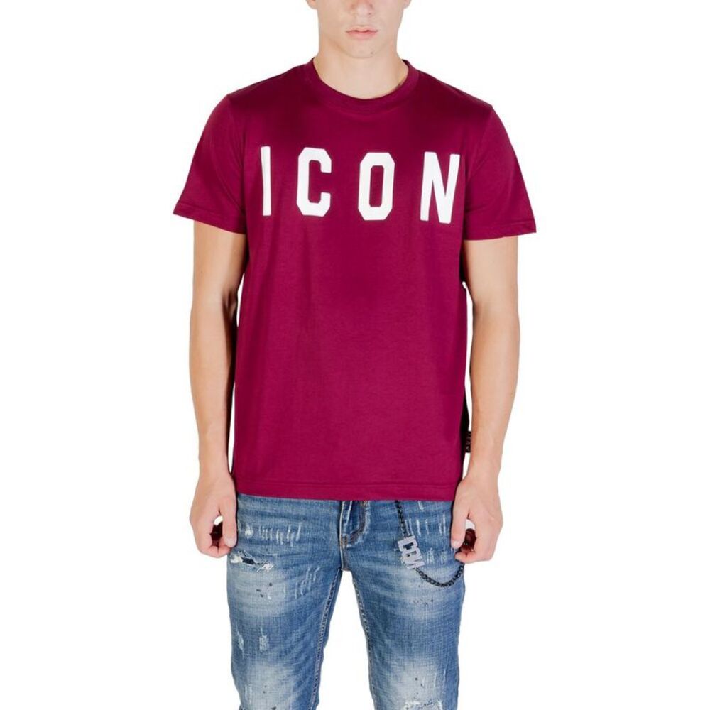 Icon Bordeaux Cotton Men's T-Shirt